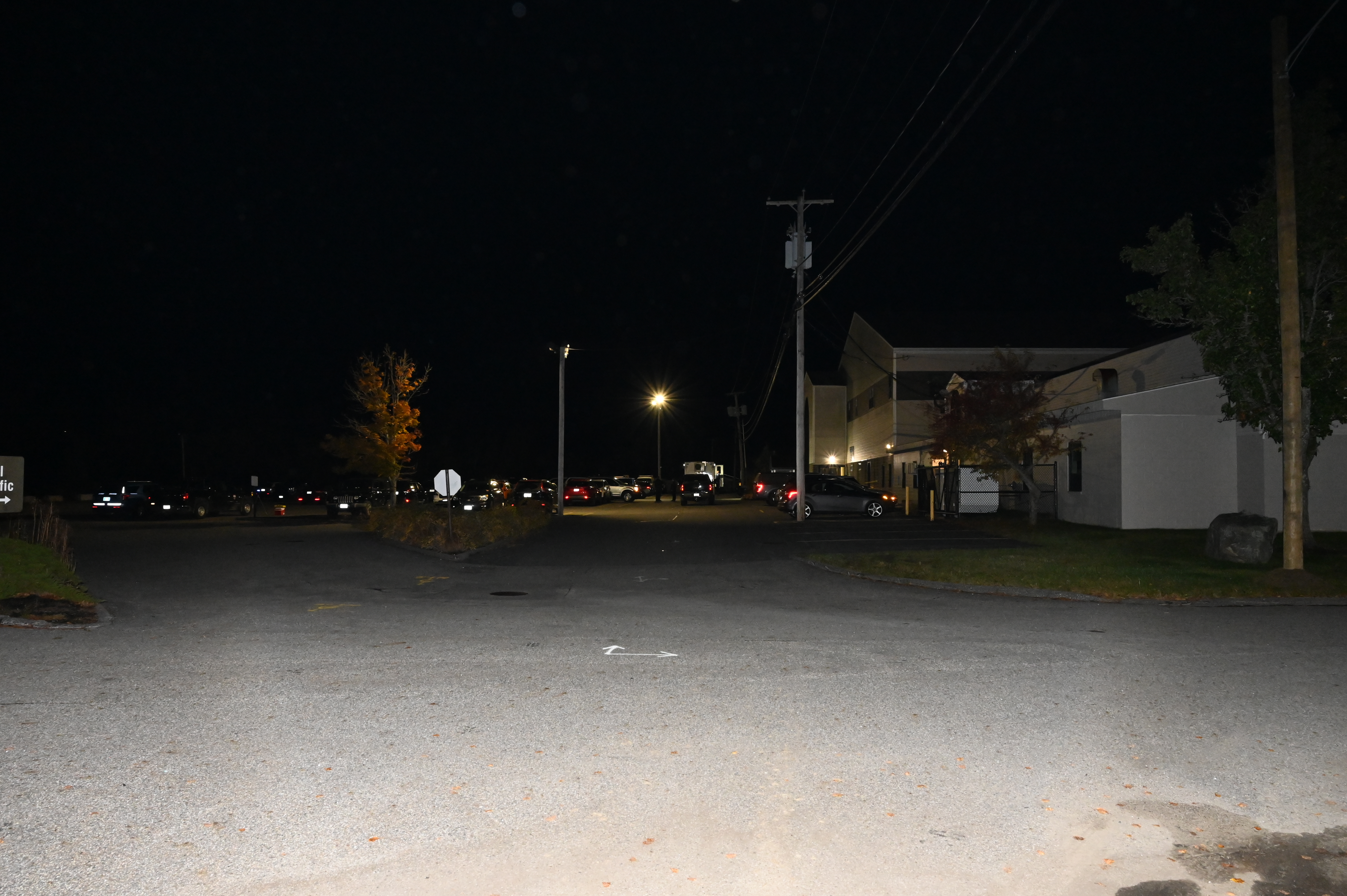 BOWLING ALLEY-OVERALL EXTERIOR (NIGHTTIME)