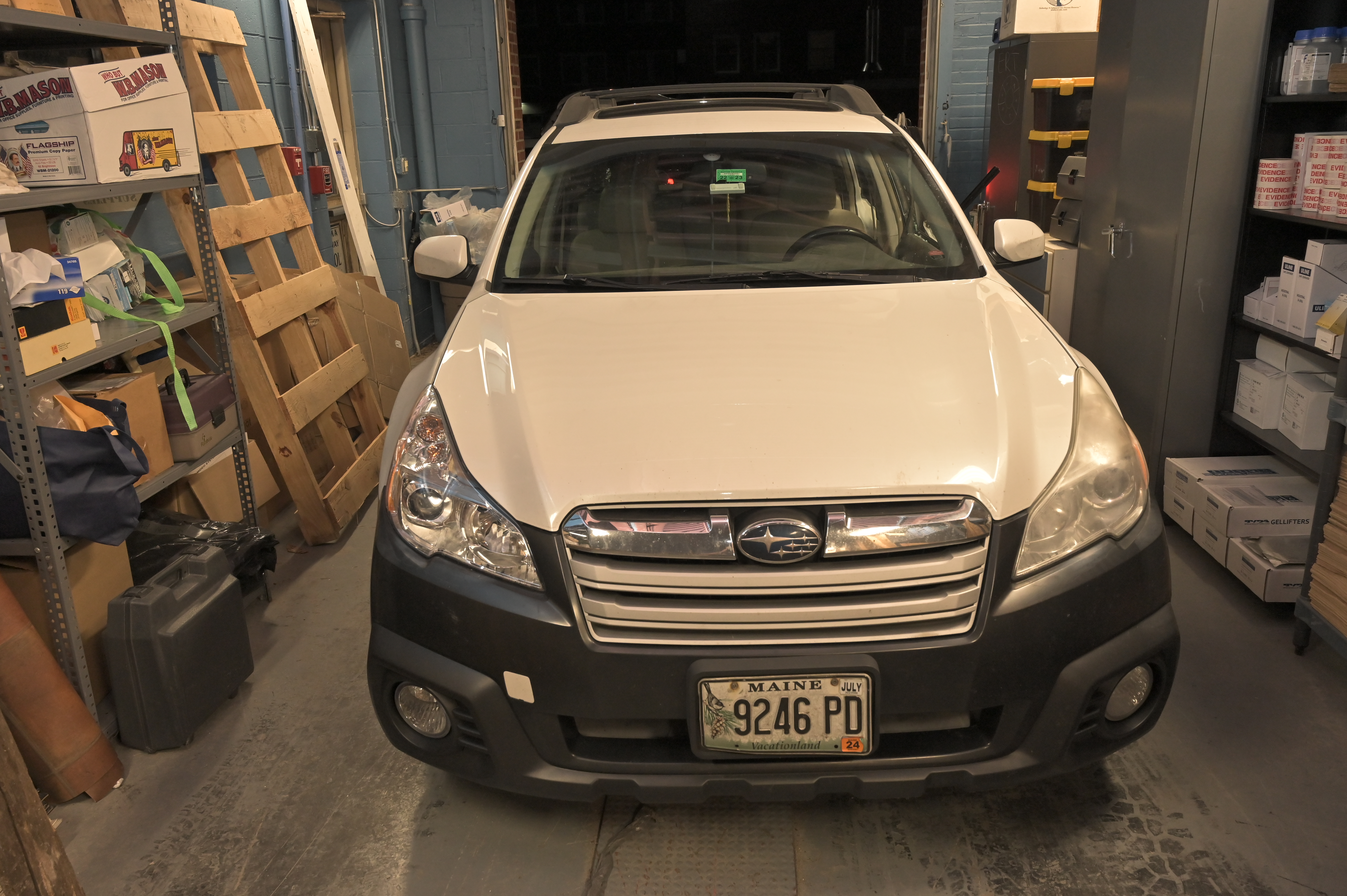 ROBERT CARD WHITE SUBARU
