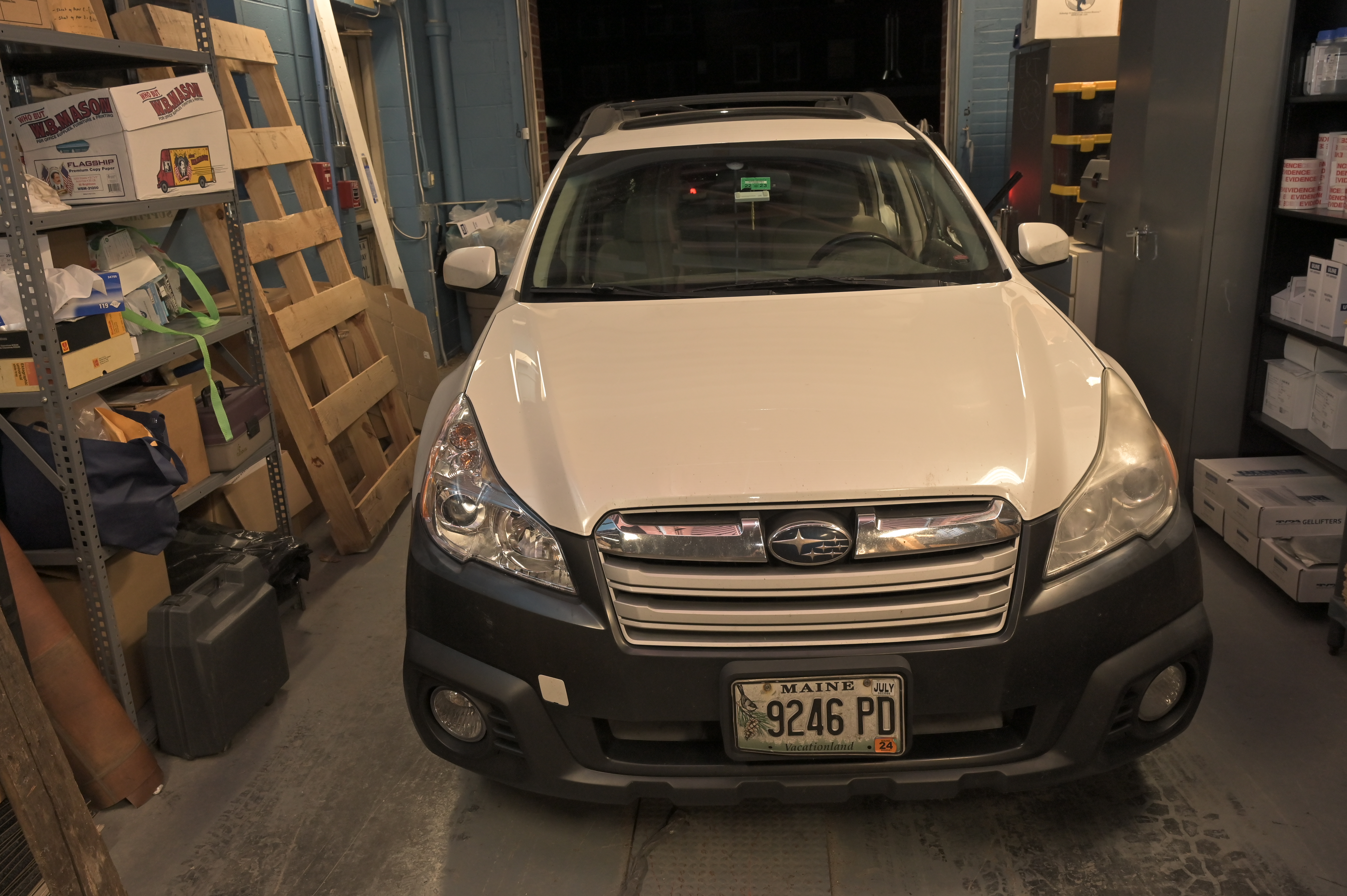 ROBERT CARD WHITE SUBARU