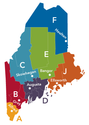 Map of Troop locations