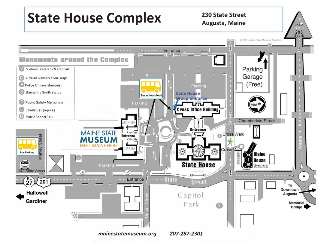 Bus Drop Off - Pick Up Map