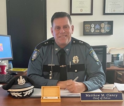 Chief Clancy at his Desk