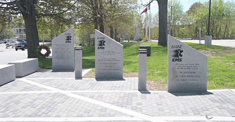 Photo of the Maine EMS Memorial