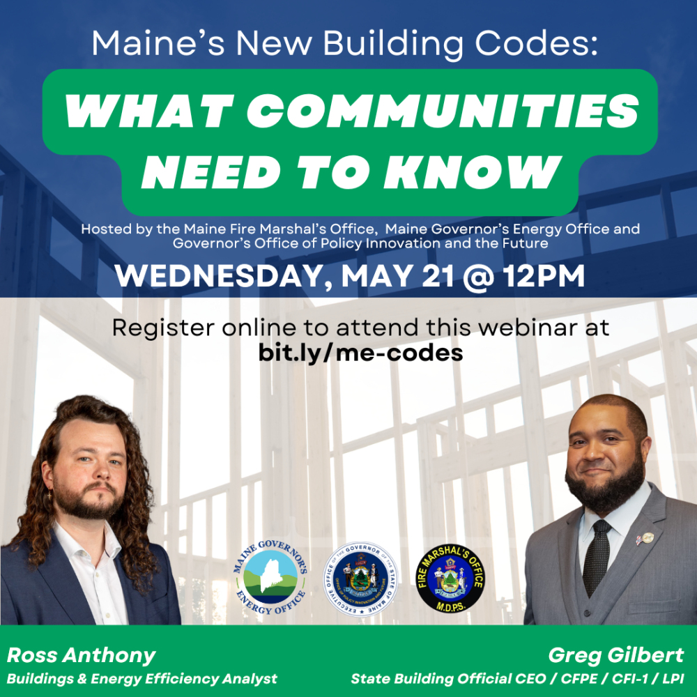 Maine's New Building Codes: What Communities Need to Know