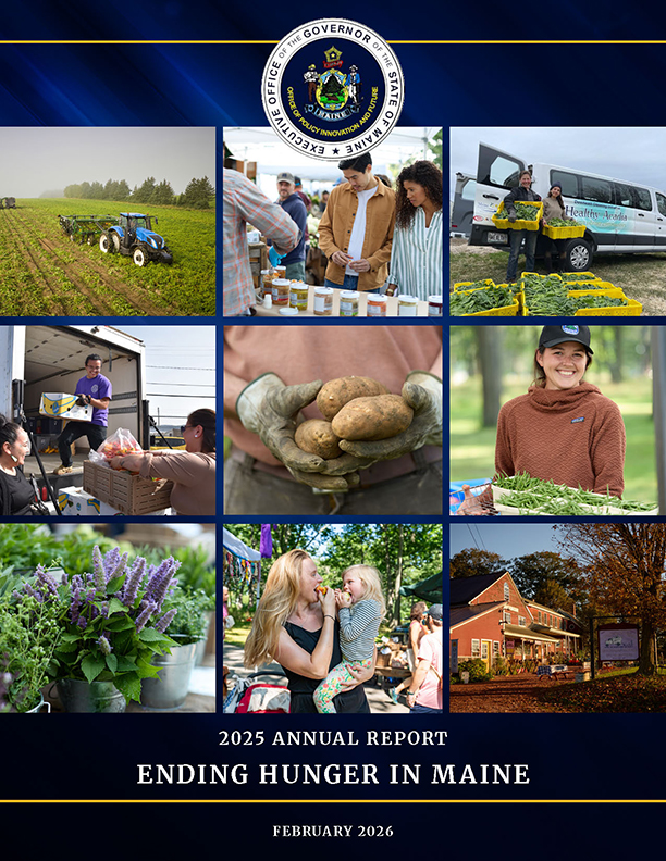 Ending Hunger in Maine Report Cover 2026