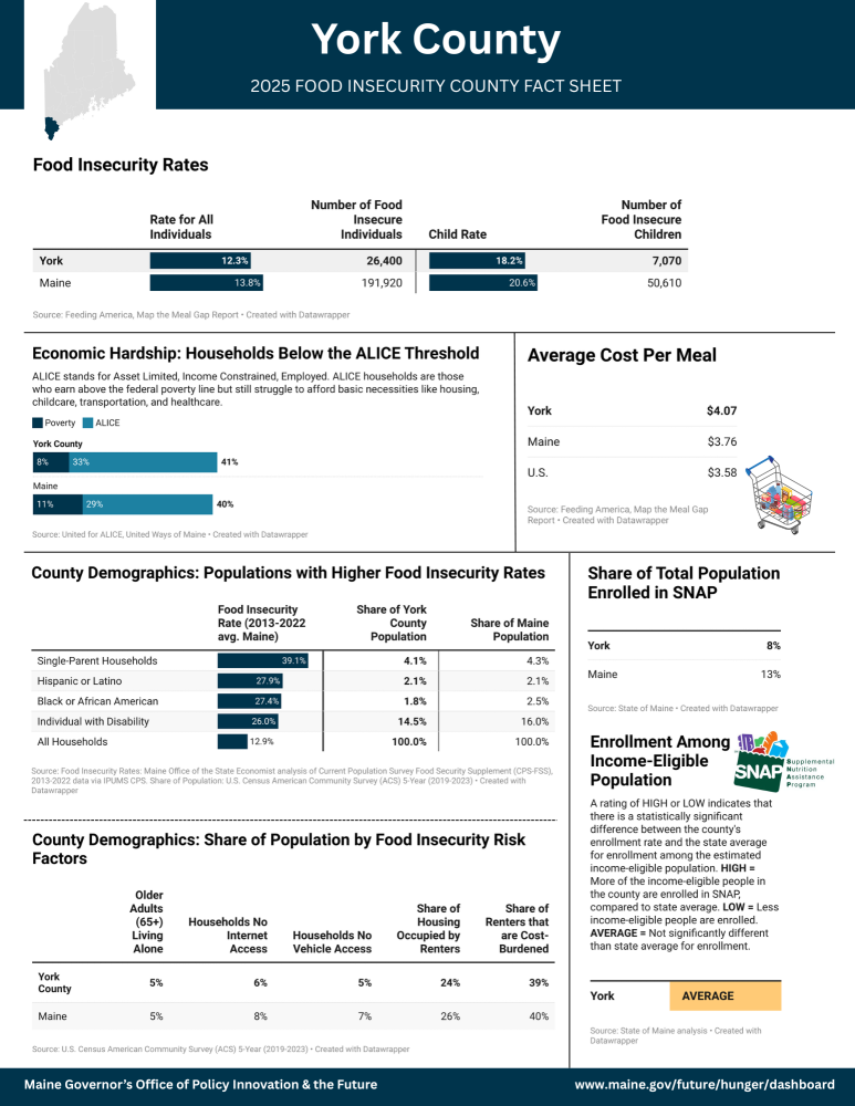 York Food Insecurity Fact Sheet
