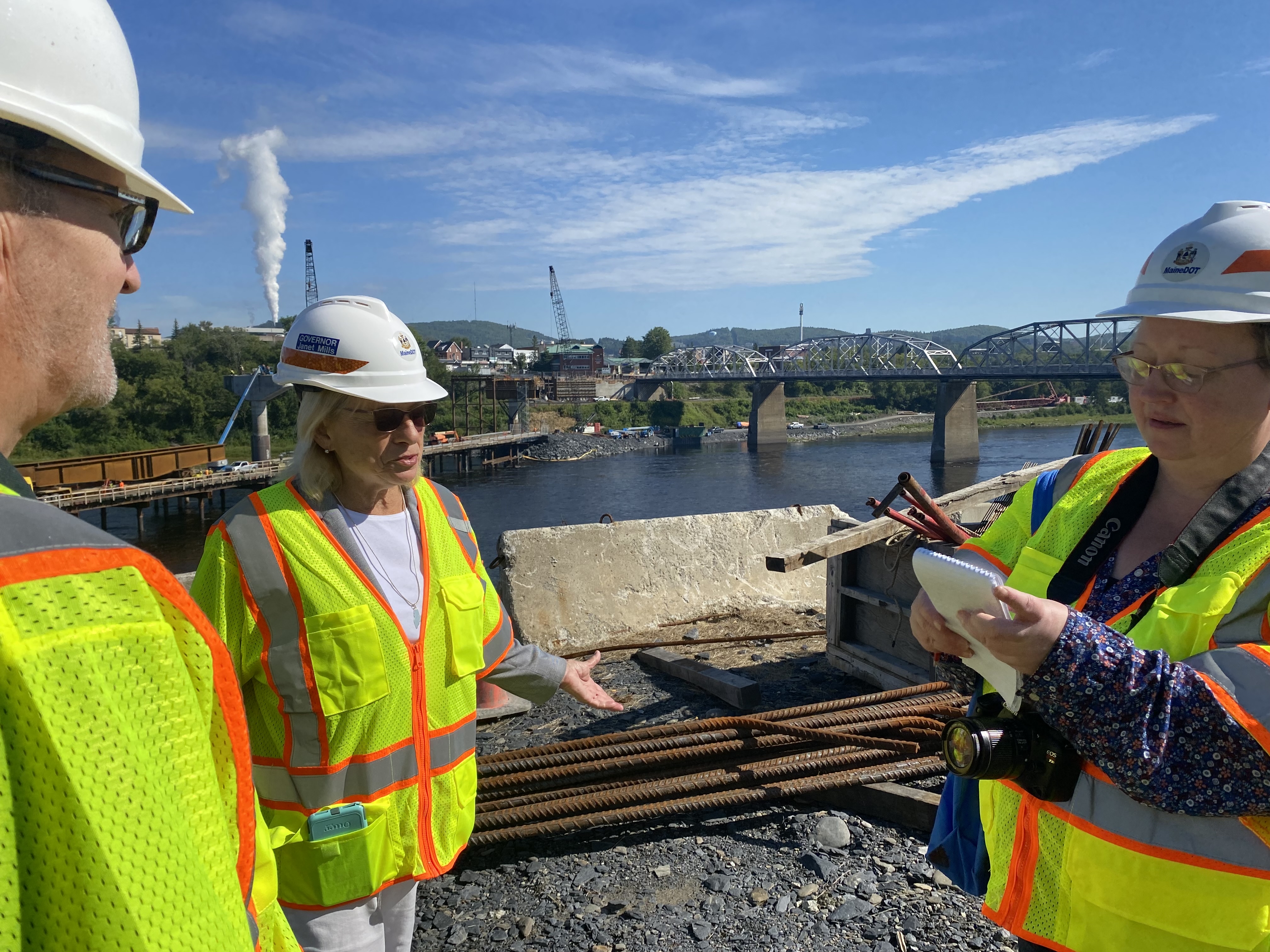 Governor Mills Visits Madawaska International Bridge