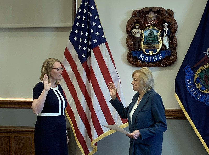 Gov Mills swears in Carrie Gilbert