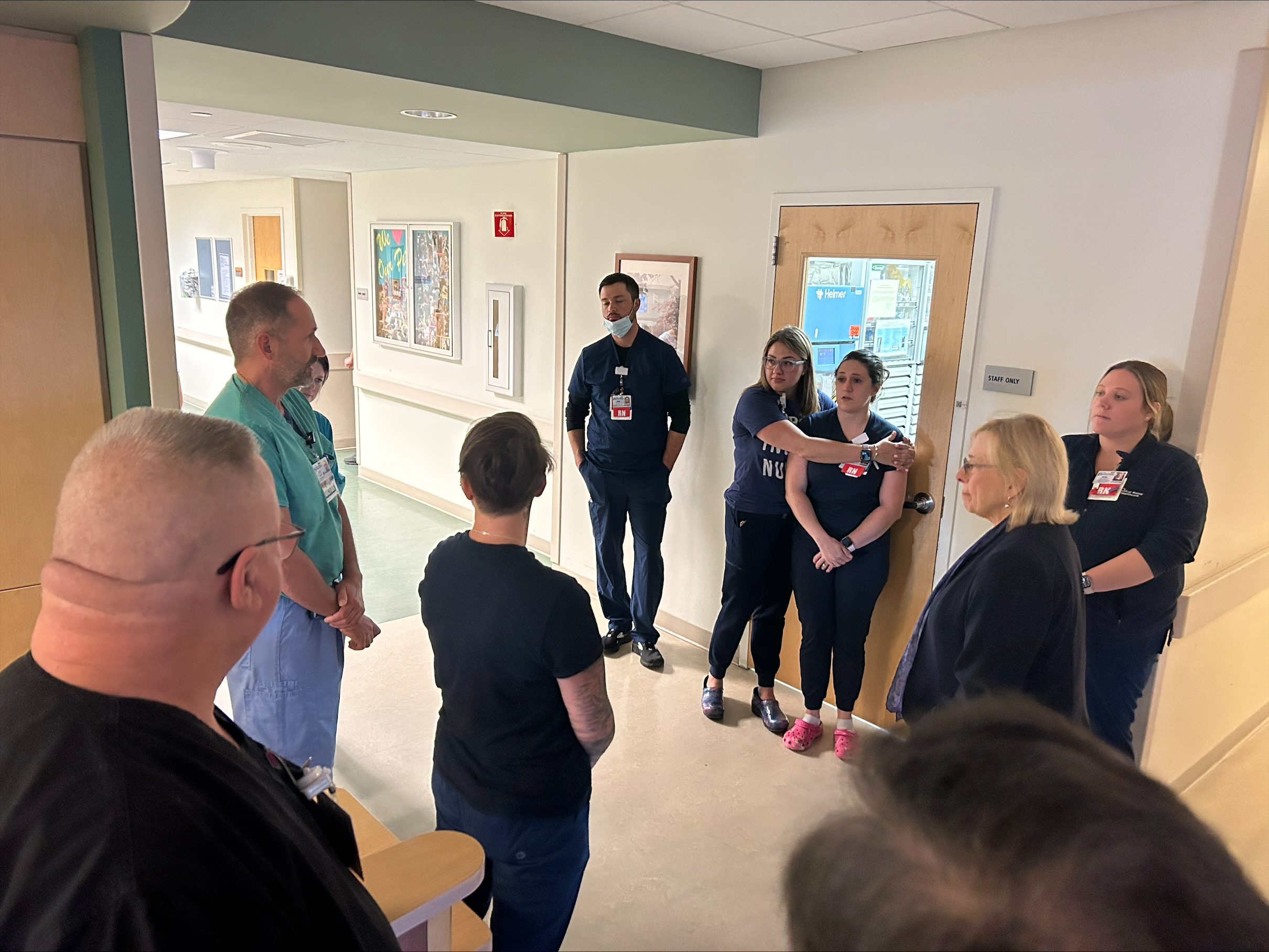 Governor Mills meets with ICU staff