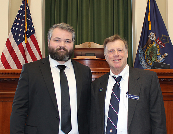 Rep. Dan Shagoury with Paster Nic Benner
