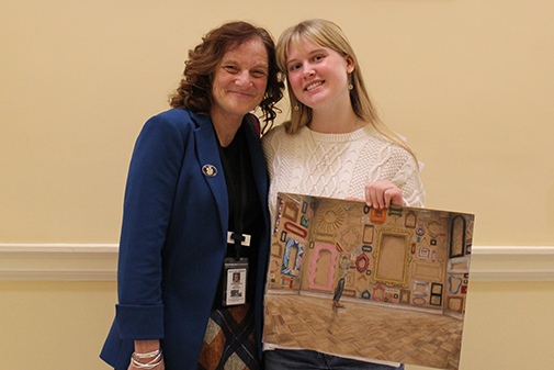 Rep. Kristi Mathieson and Meredith McGonigle