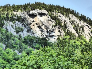 Ledge outcroppings such as this provide nesting habitat for both peregrines and golden eagles.