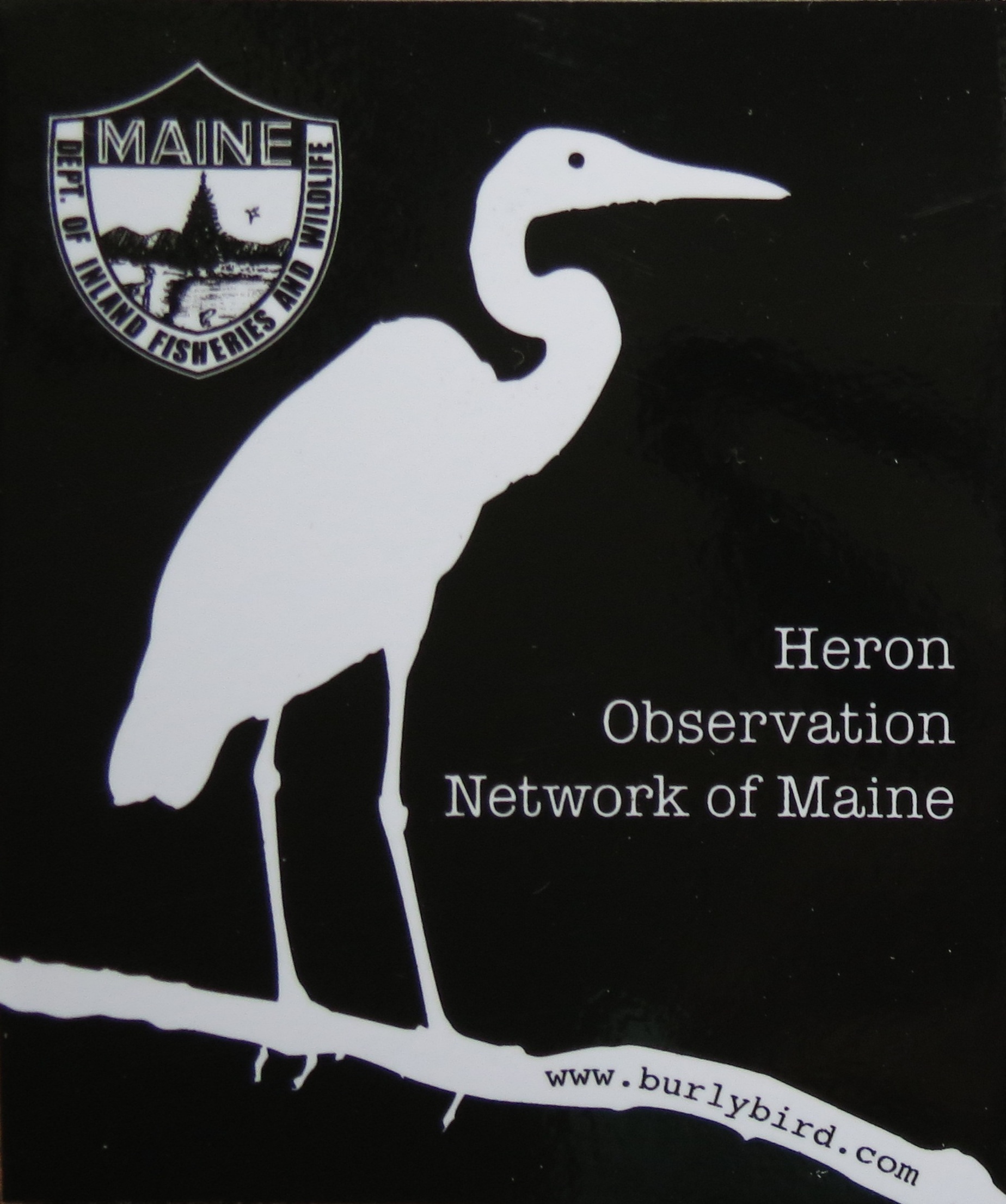 HERON sticker