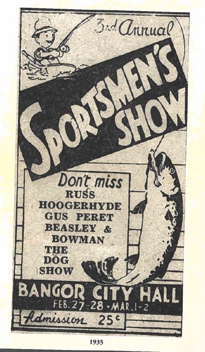 Sportsmen's Show flyer from 1935
