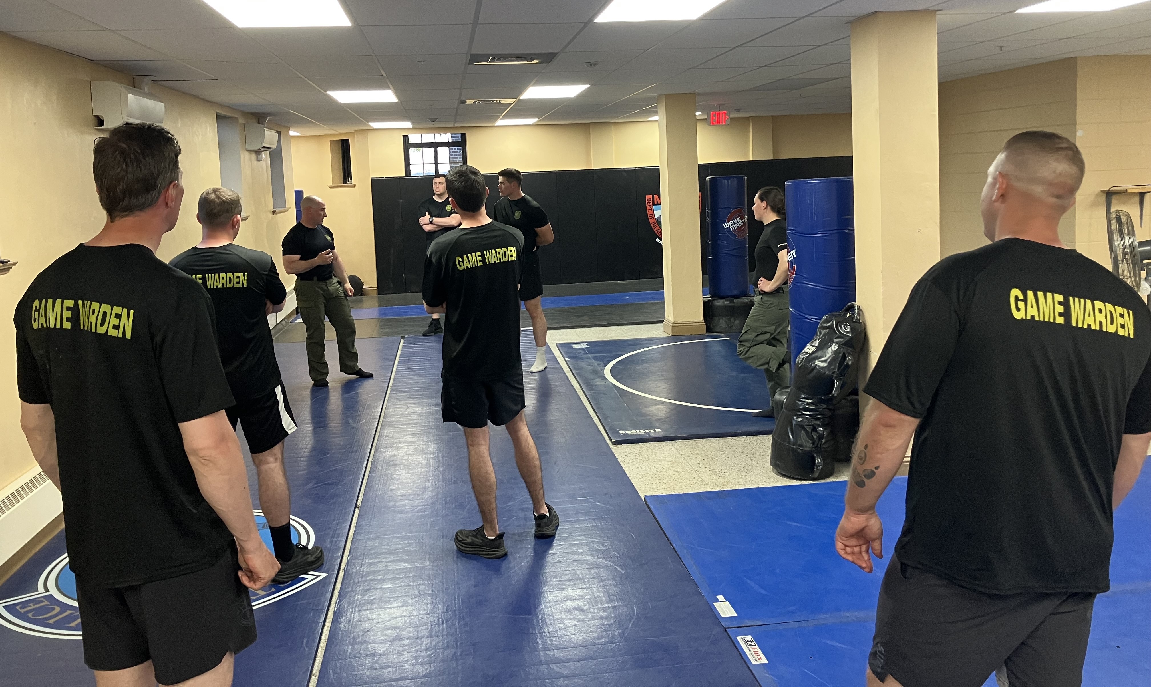 wardens at MARC  training