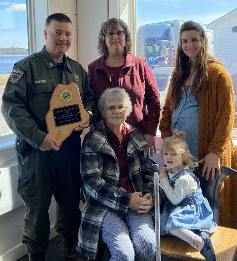 McBrine Maine Game Warden of the Year