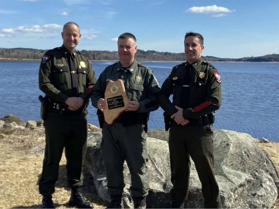 McBrine Maine Game Warden of the Year