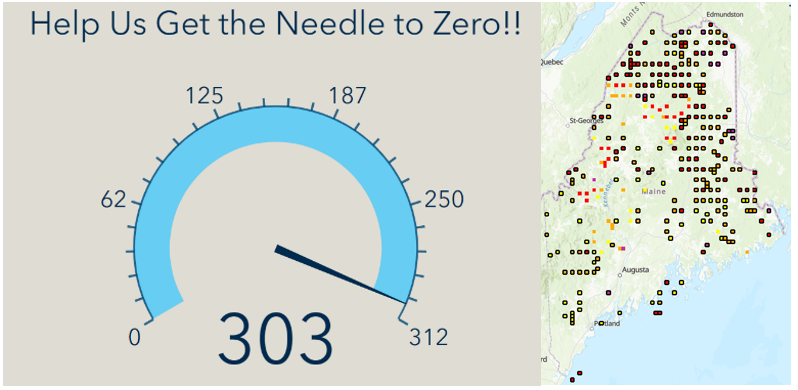 Maine Bird Atlas block countdown