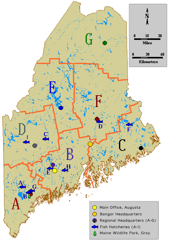 Maine Region Map