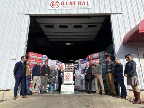 Weatherization announcement, Brewer Maine