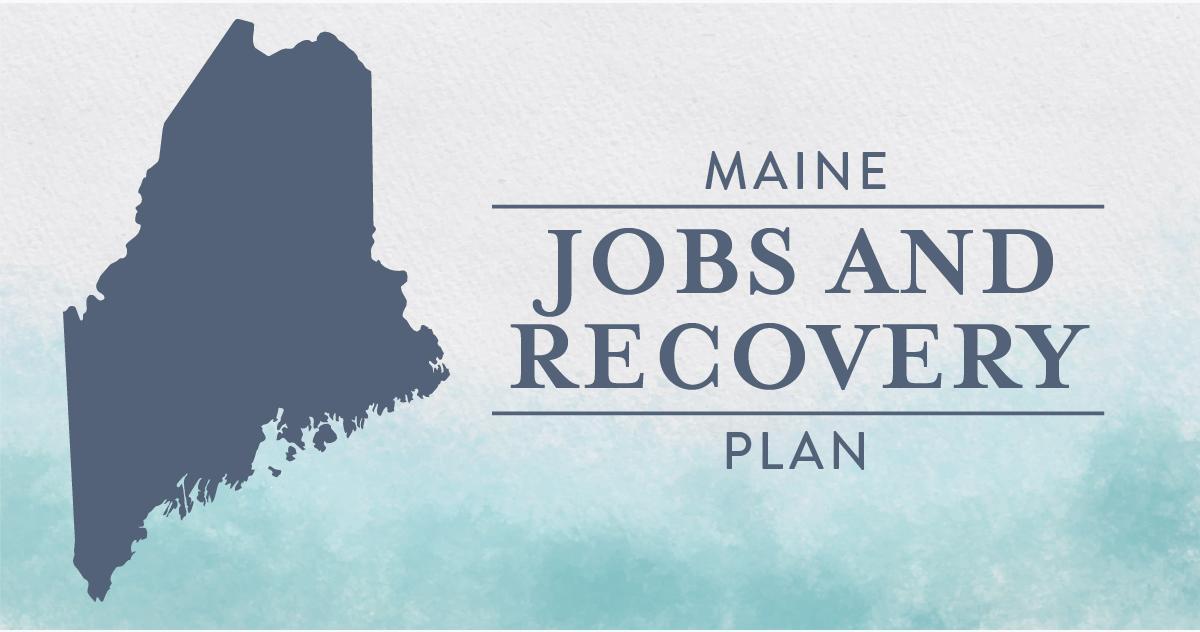 Maine Jobs and Recovery Plan logo