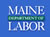This is the Maine Department of Labor's logo