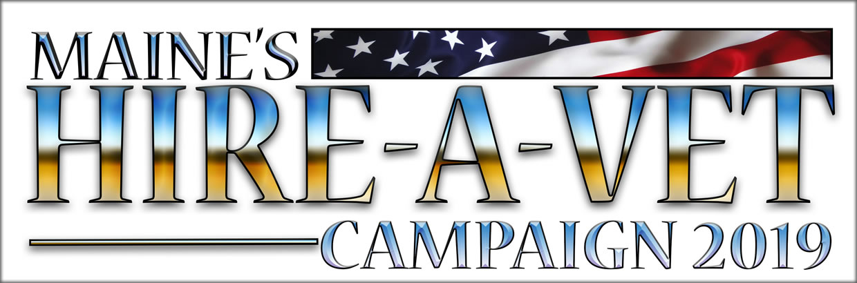This is the logo for the 2019 Hire a Vet campaign.