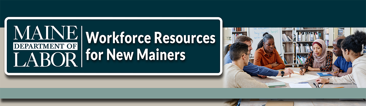 This is the header graphic for the New Mainer/Asylum Seeker 
 website