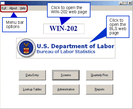 Main Menu Screen