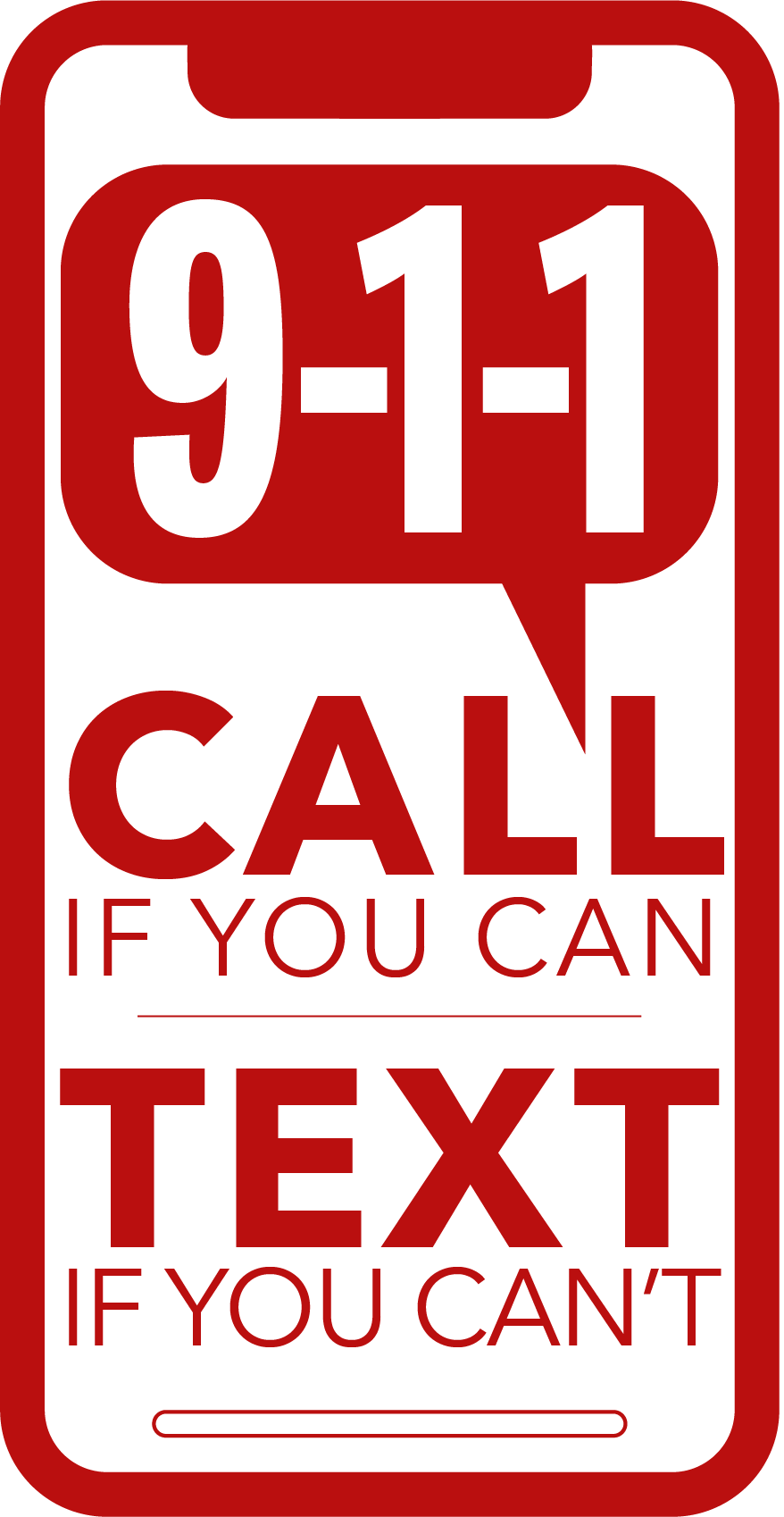 Text 911 logo