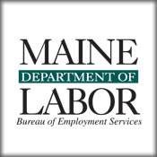 This is the logo for the Maine Department of Labors Bureau of Employment Services.