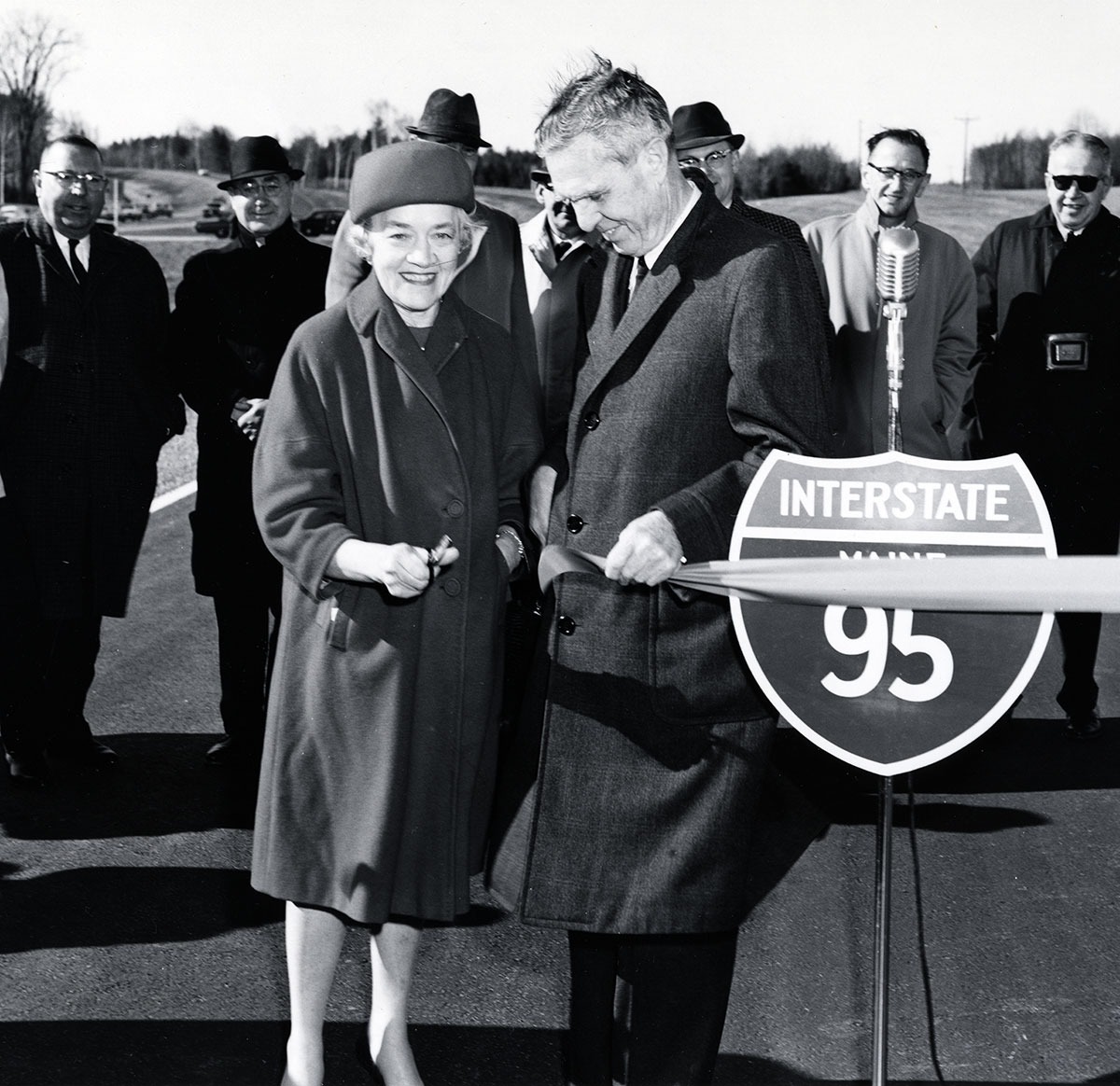 Opening of I-95 Fairfield to Newport section, circa 1964