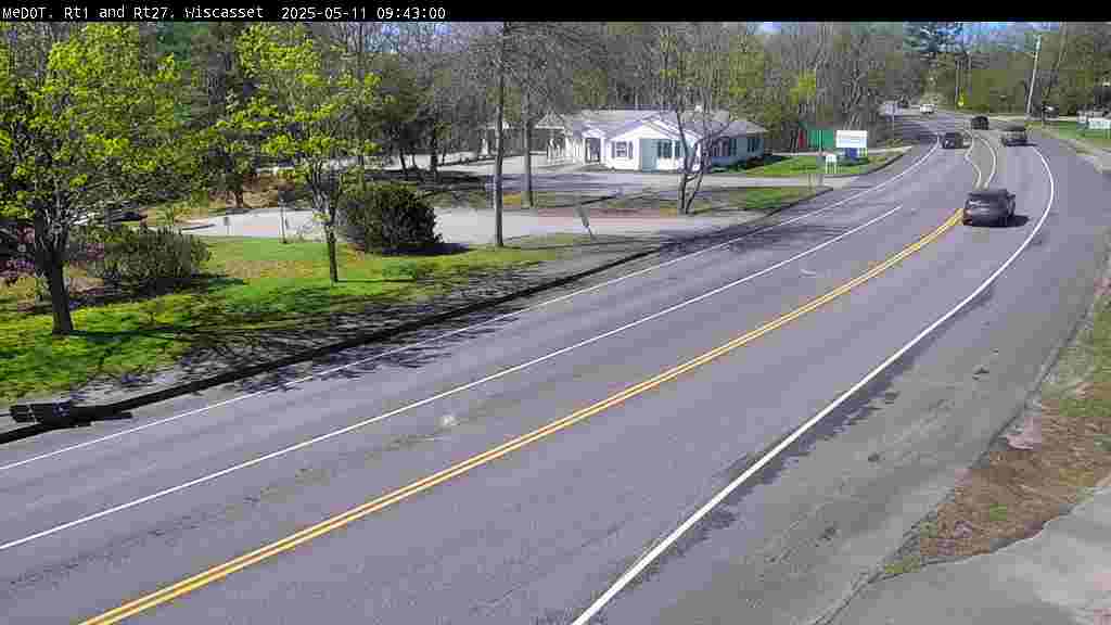 Wiscasset Maine Webcam – US-1 Traffic