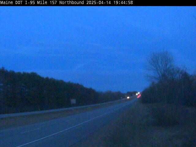 MAINE TRAFFIC WEBCAMS I-95 PALMYRA MAINE WEBCAM i-95 mile 157 northbound - palmyra maine webcam