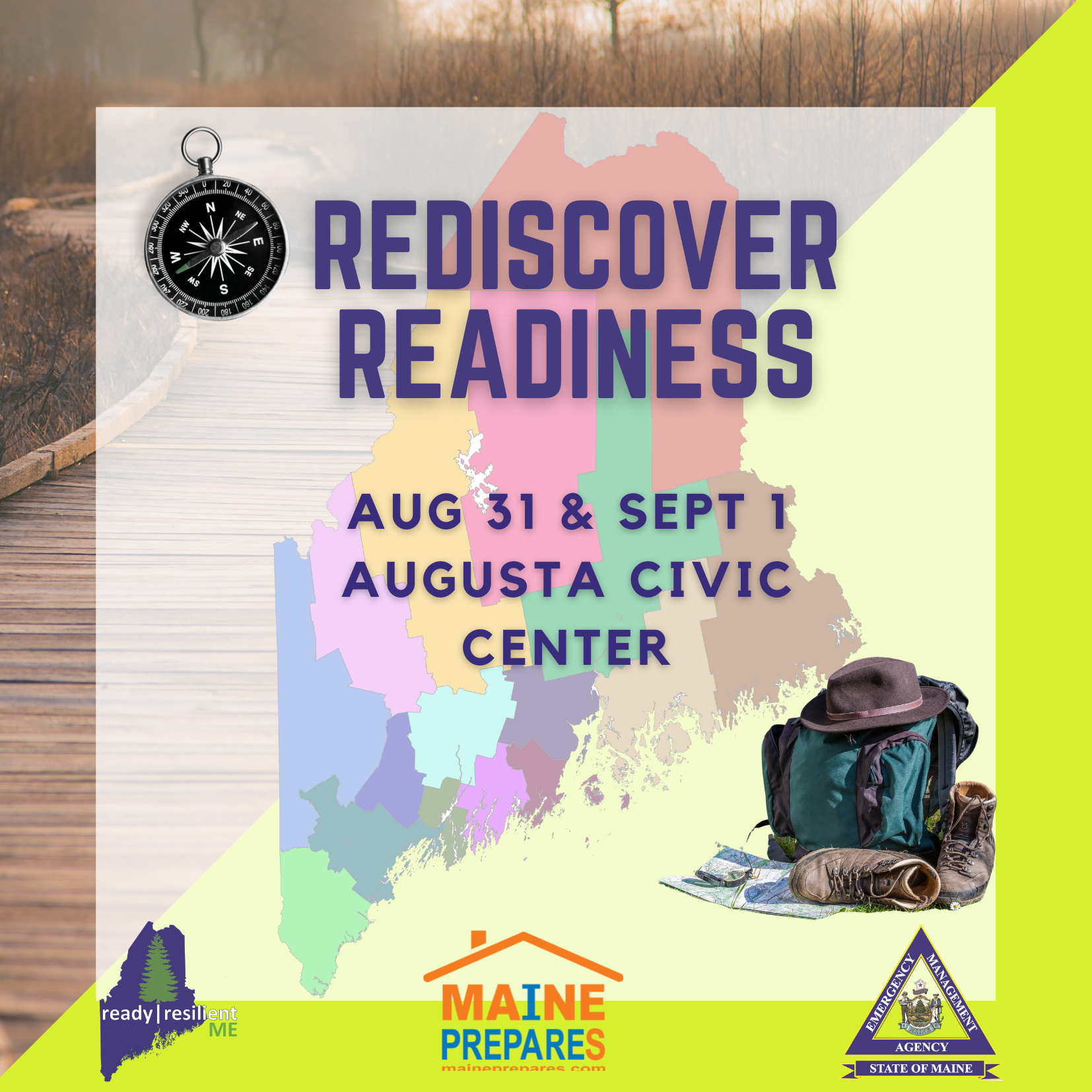Rediscover Readiness - Aug. 31 & Sept. 1, 2022 - Augusta Civic Center