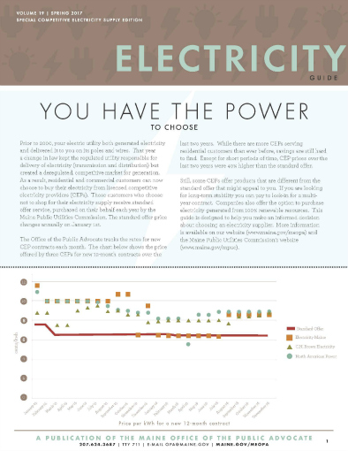 electricity guide 2017