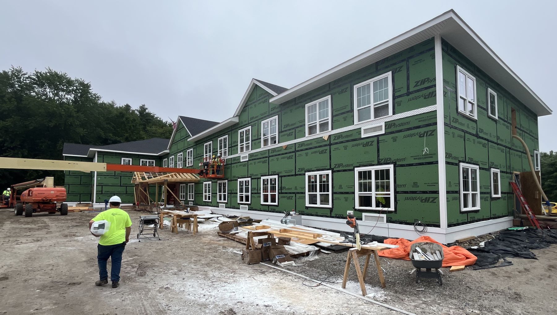 Housing construction site