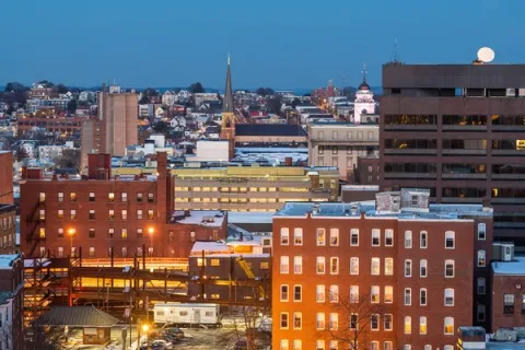 Portland at dusk