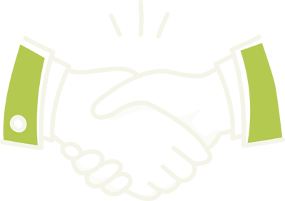 This is a graphic of a human handshake.