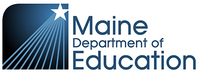 This is the logo for the Maine Dept. of Education.