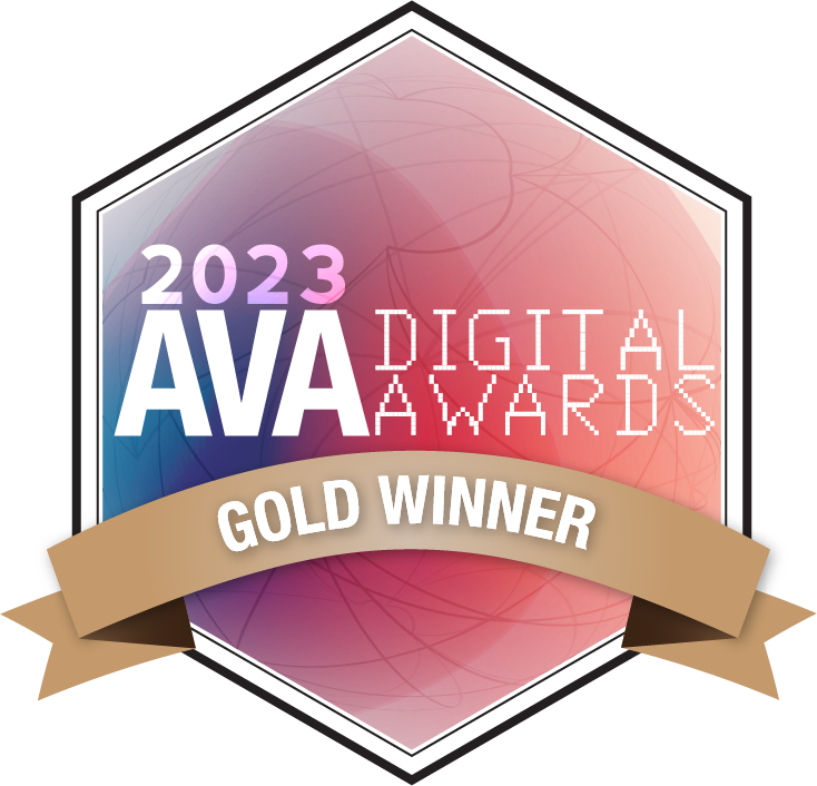 ava digital awards 2023 gold winner