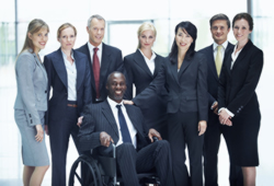 a group employees dressed in business attire