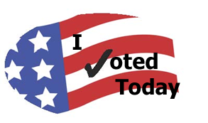 Image of I voted today sticker