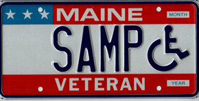 Disable Veteran Plate