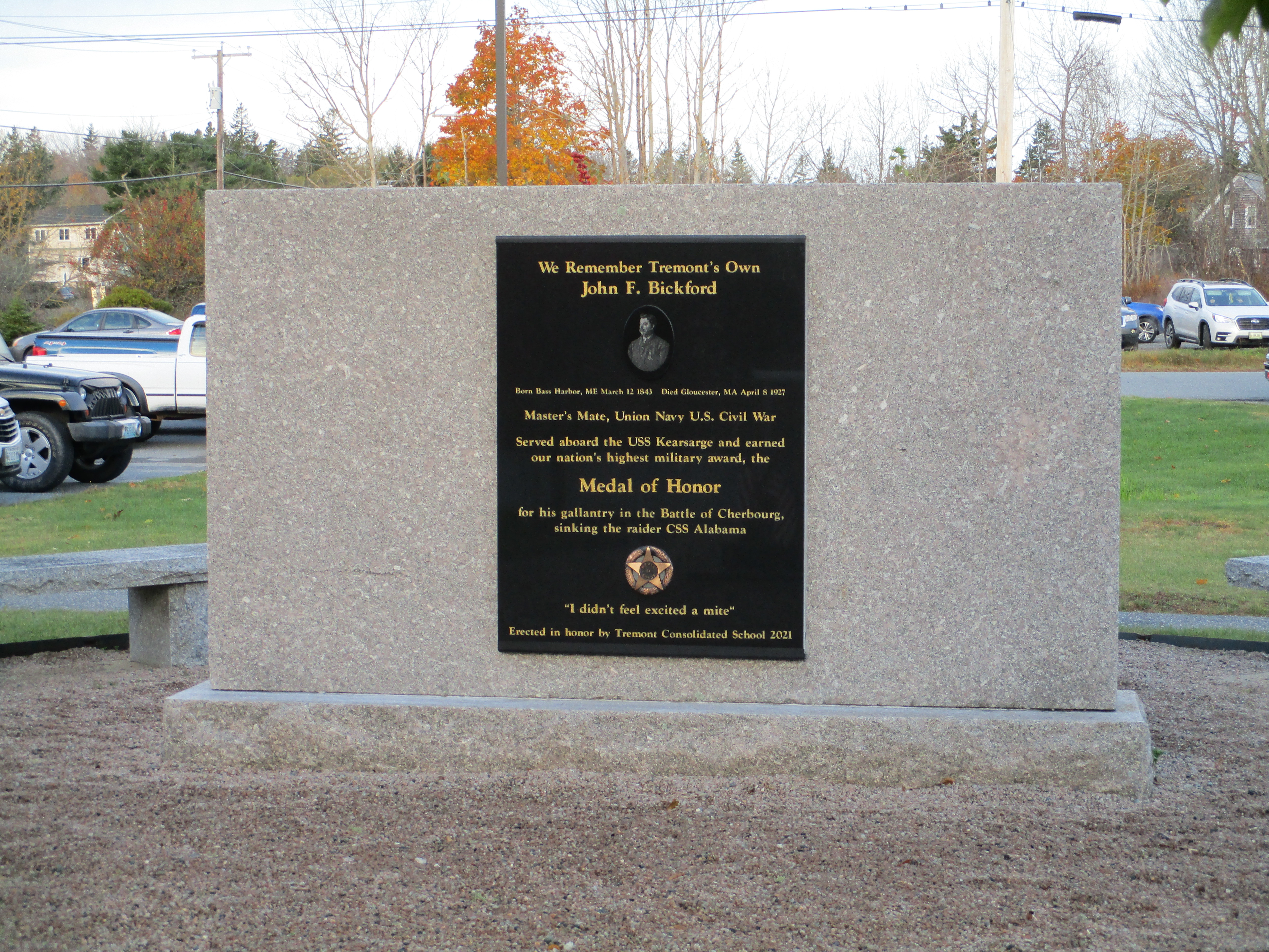 Memorial of John F. Bickford