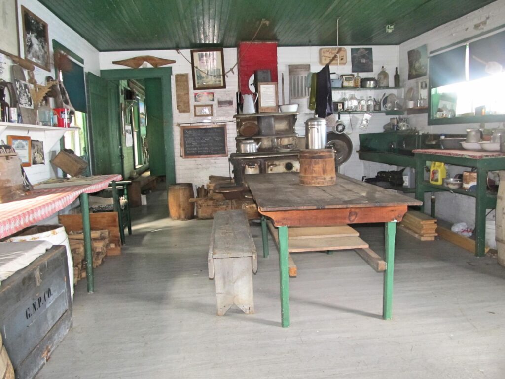 interior of the boomhouse