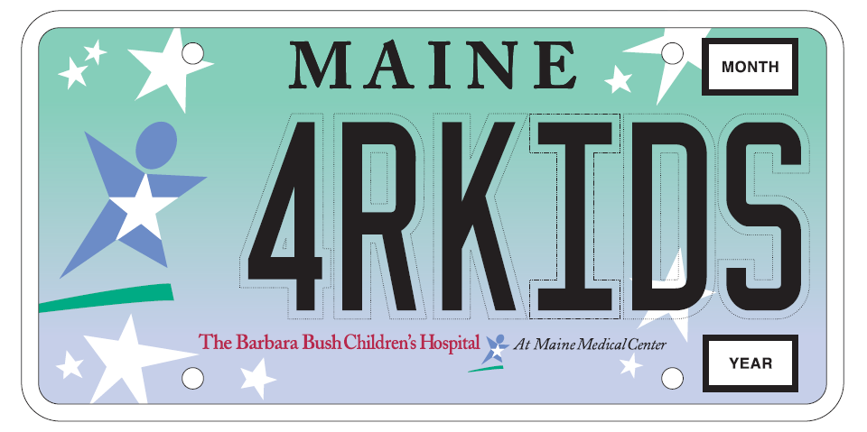 Barbara Bush Childrens' Hospital Plate