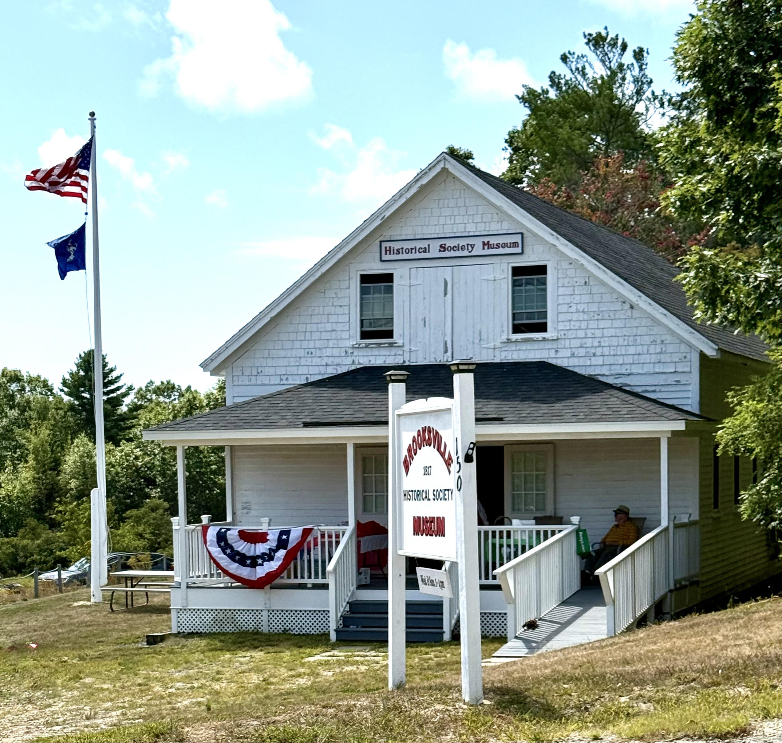 Brooksville Historical Society Building from the street