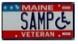 Image of license plate for disabled veterans