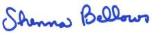 Shenna Bellows signature